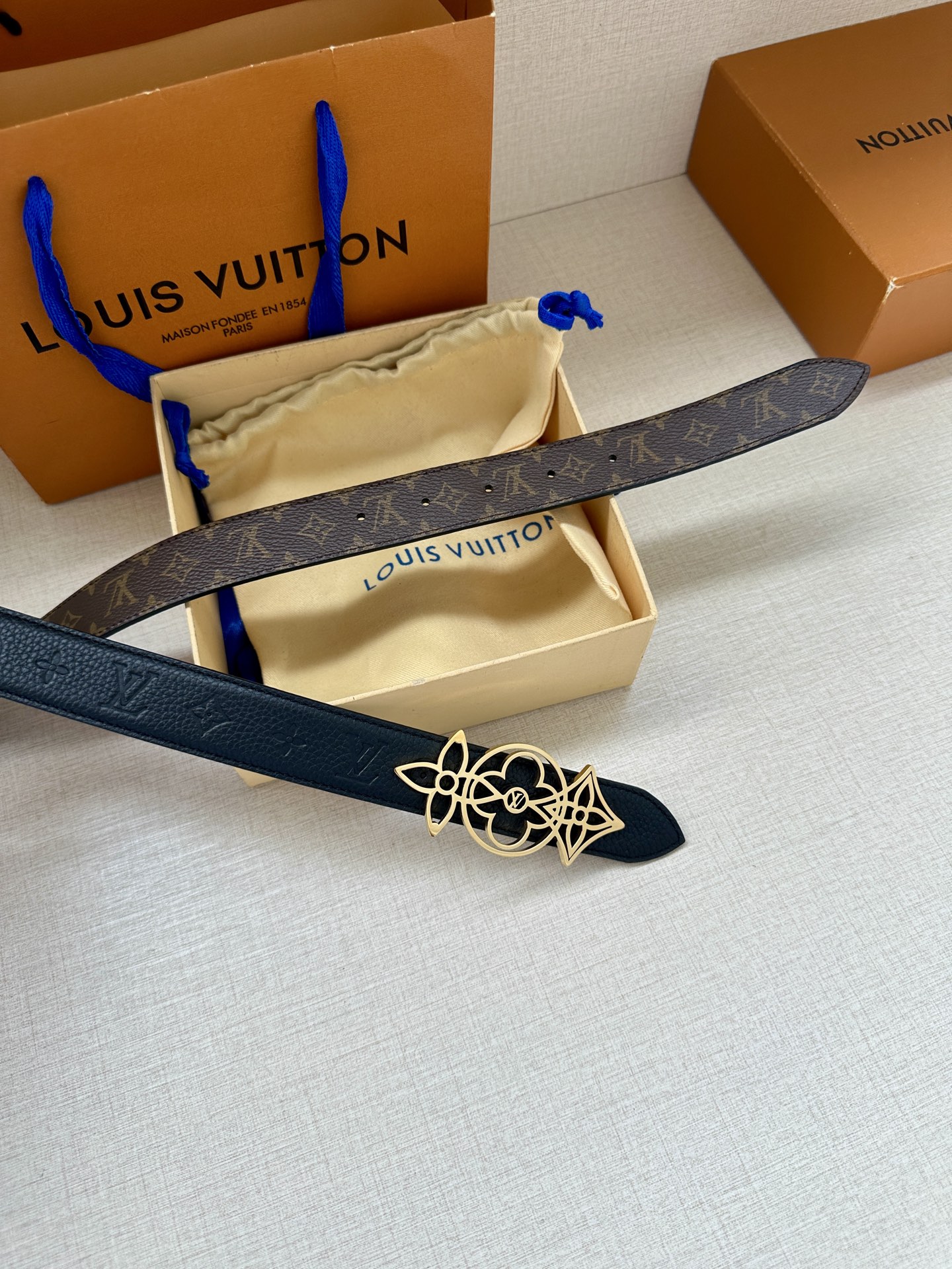 Louis Vuitton Female Basic Belt Canvas M-l