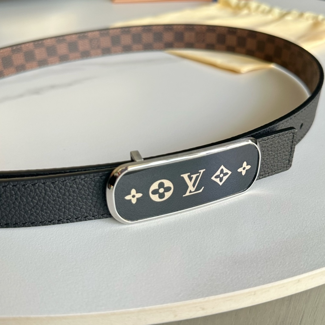 Louis Vuitton Female Basic Belt Cow Leather L