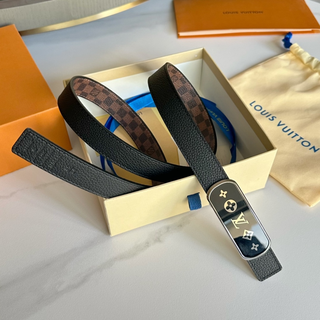 Louis Vuitton Female Basic Belt Cow Leather L