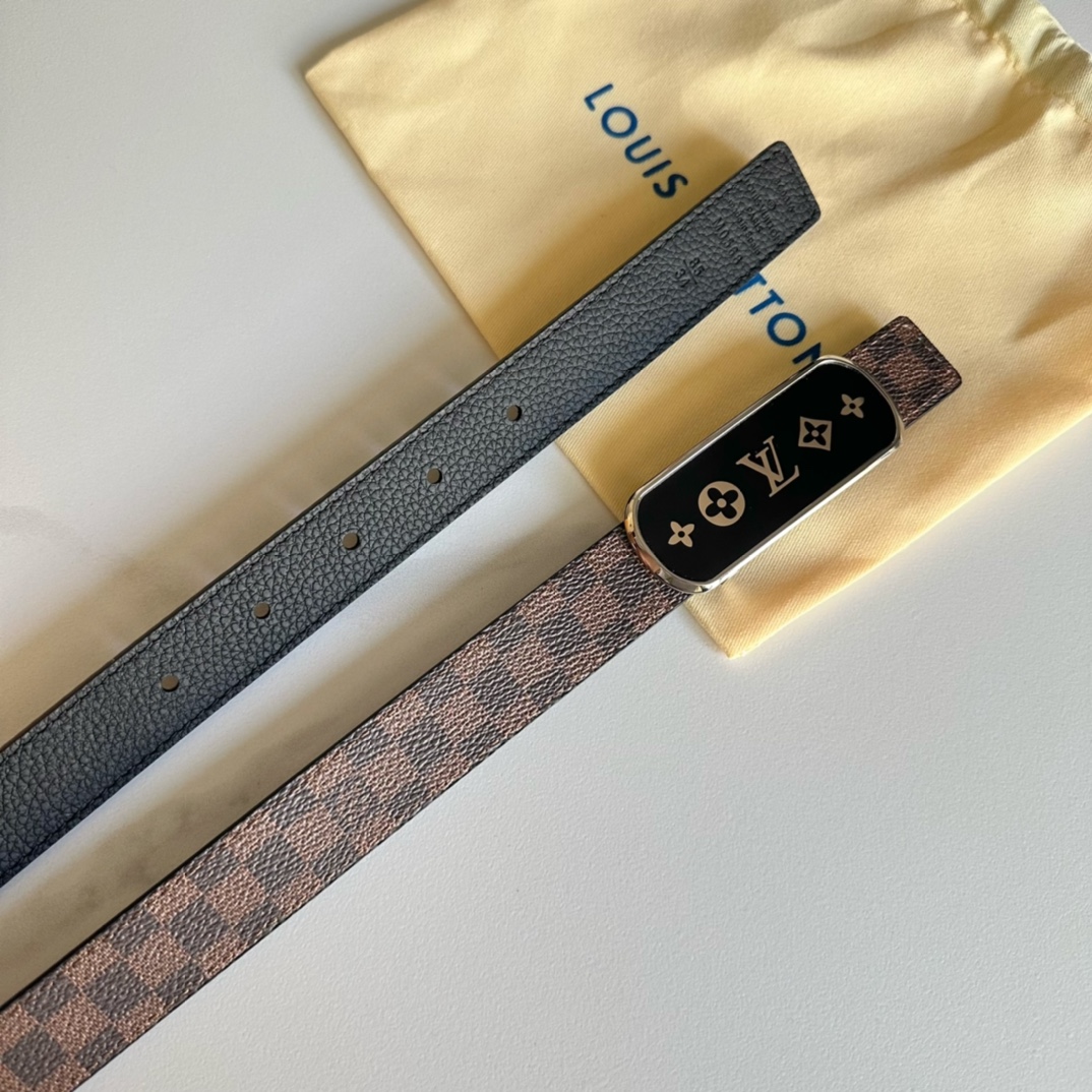 Louis Vuitton Female Basic Belt Cow Leather L