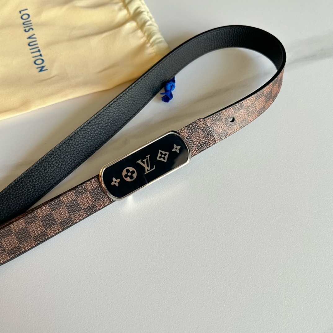 Louis Vuitton Female Basic Belt Cow Leather L