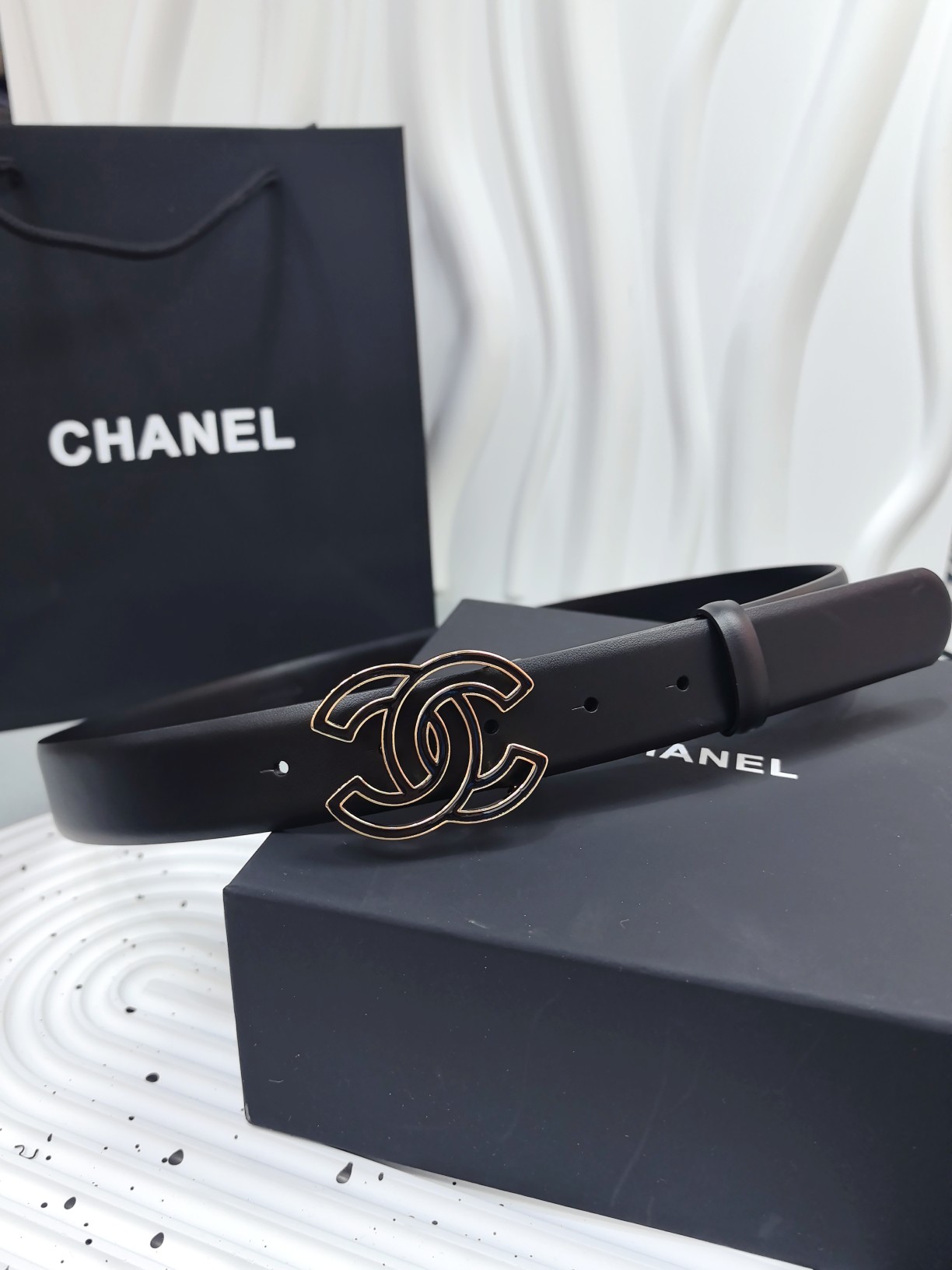 Chanel Female Basic Belt Cow Leather
