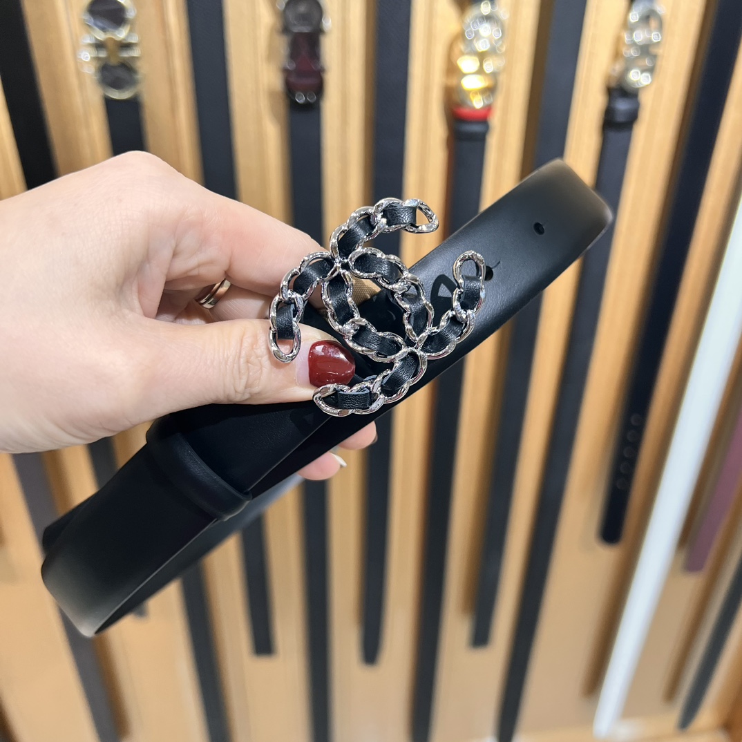 Chanel Female Basic Belt Cow Leather