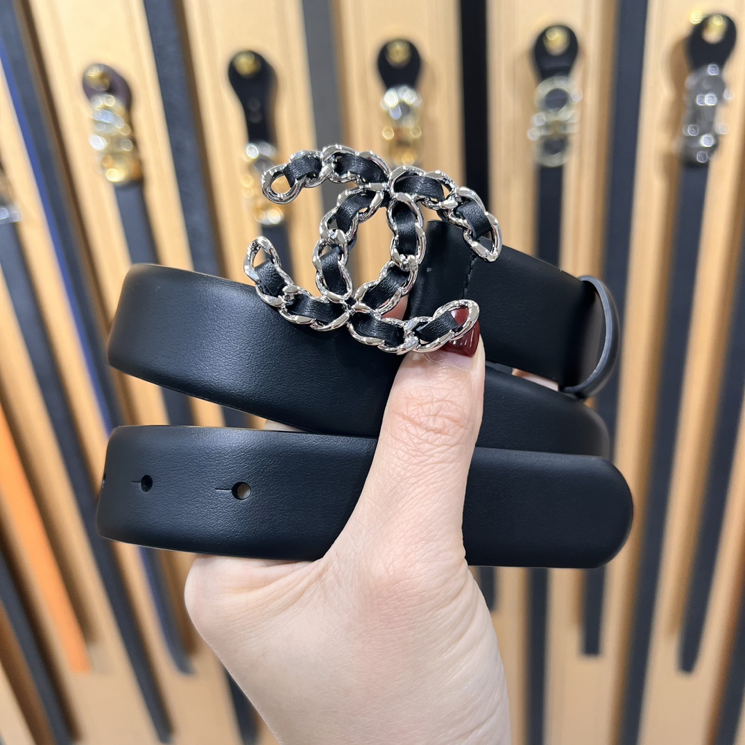 Chanel Female Basic Belt Cow Leather