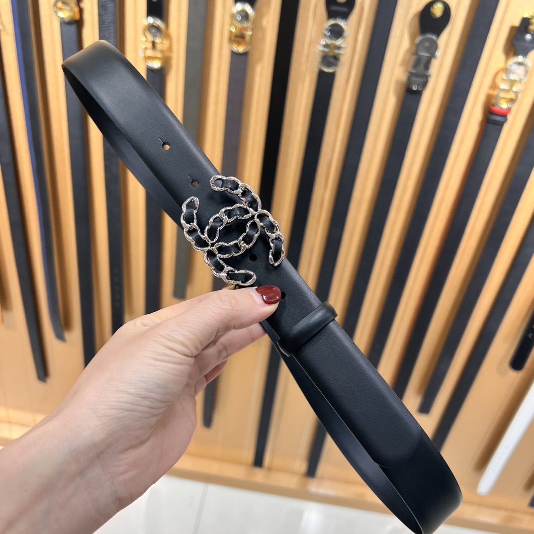 Chanel Female Basic Belt Cow Leather