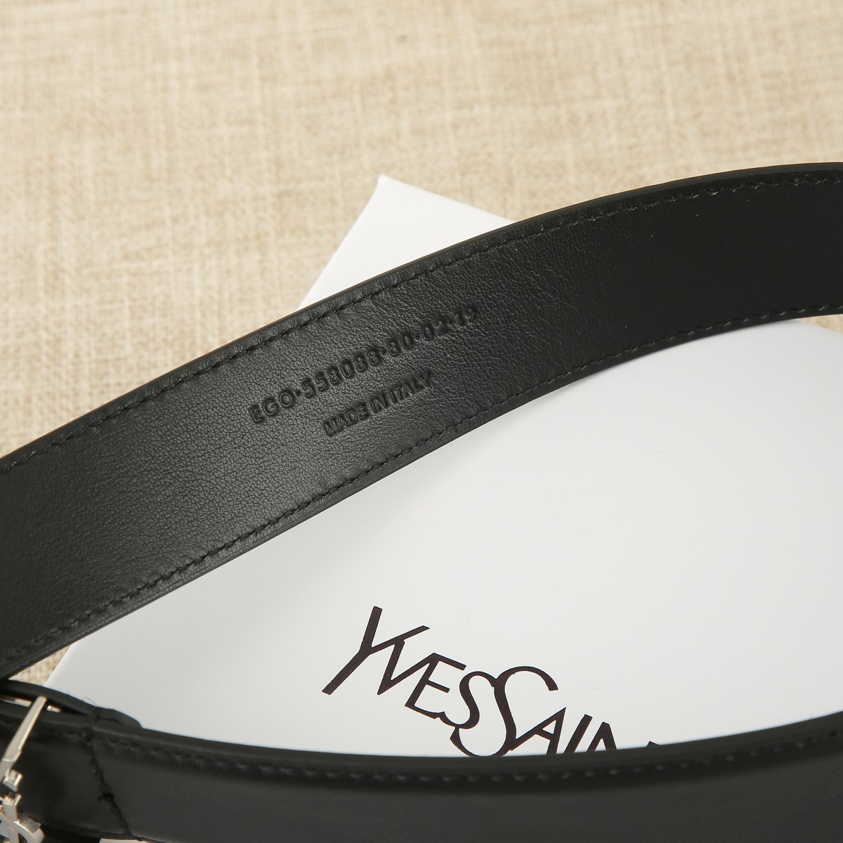 Saint Laurent Female Basic Belt Cow Leather M