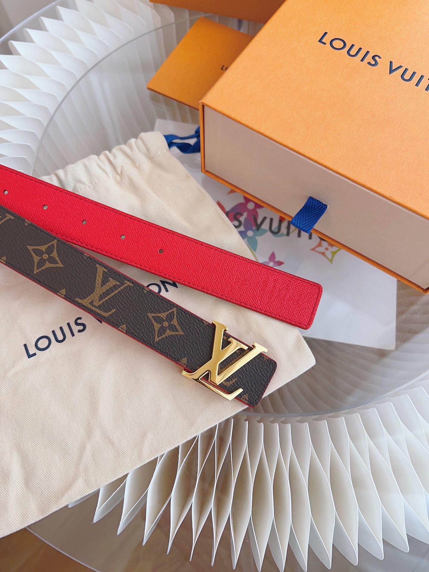 Louis Vuitton Female Basic Belt Canvas M-l