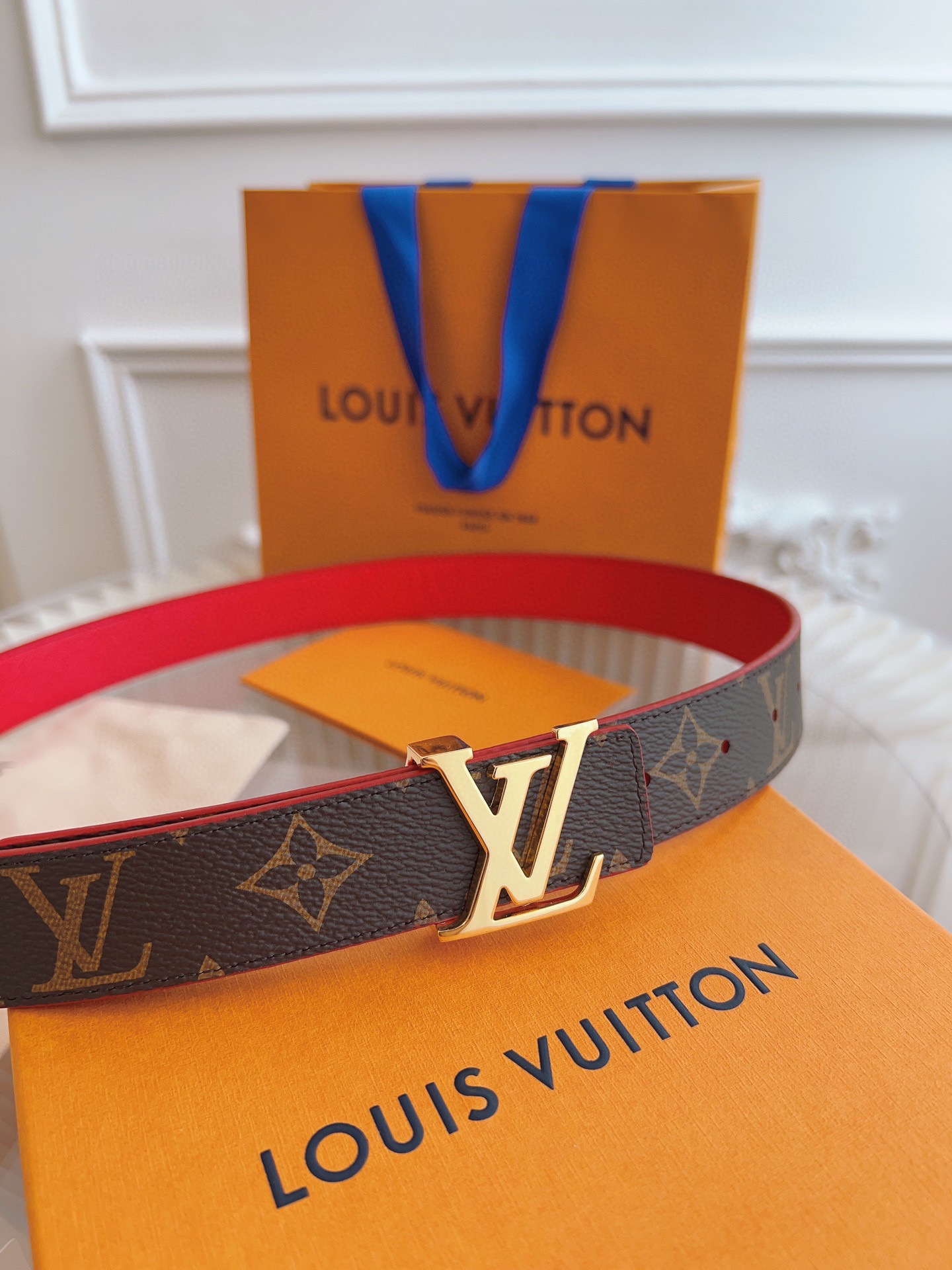 Louis Vuitton Female Basic Belt Canvas M-l