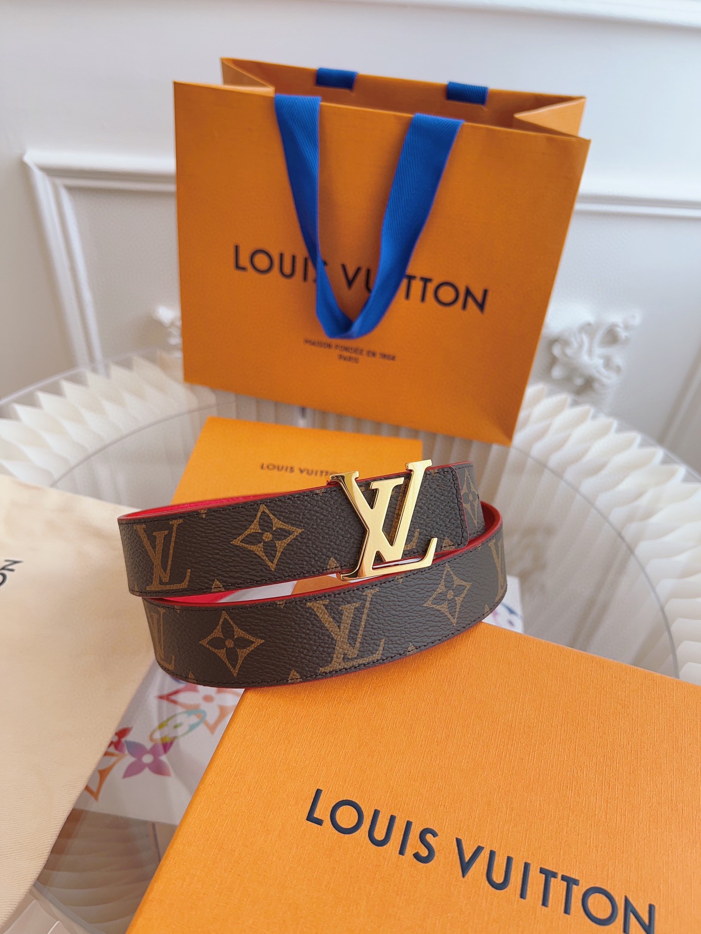 Louis Vuitton Female Basic Belt Canvas M-l