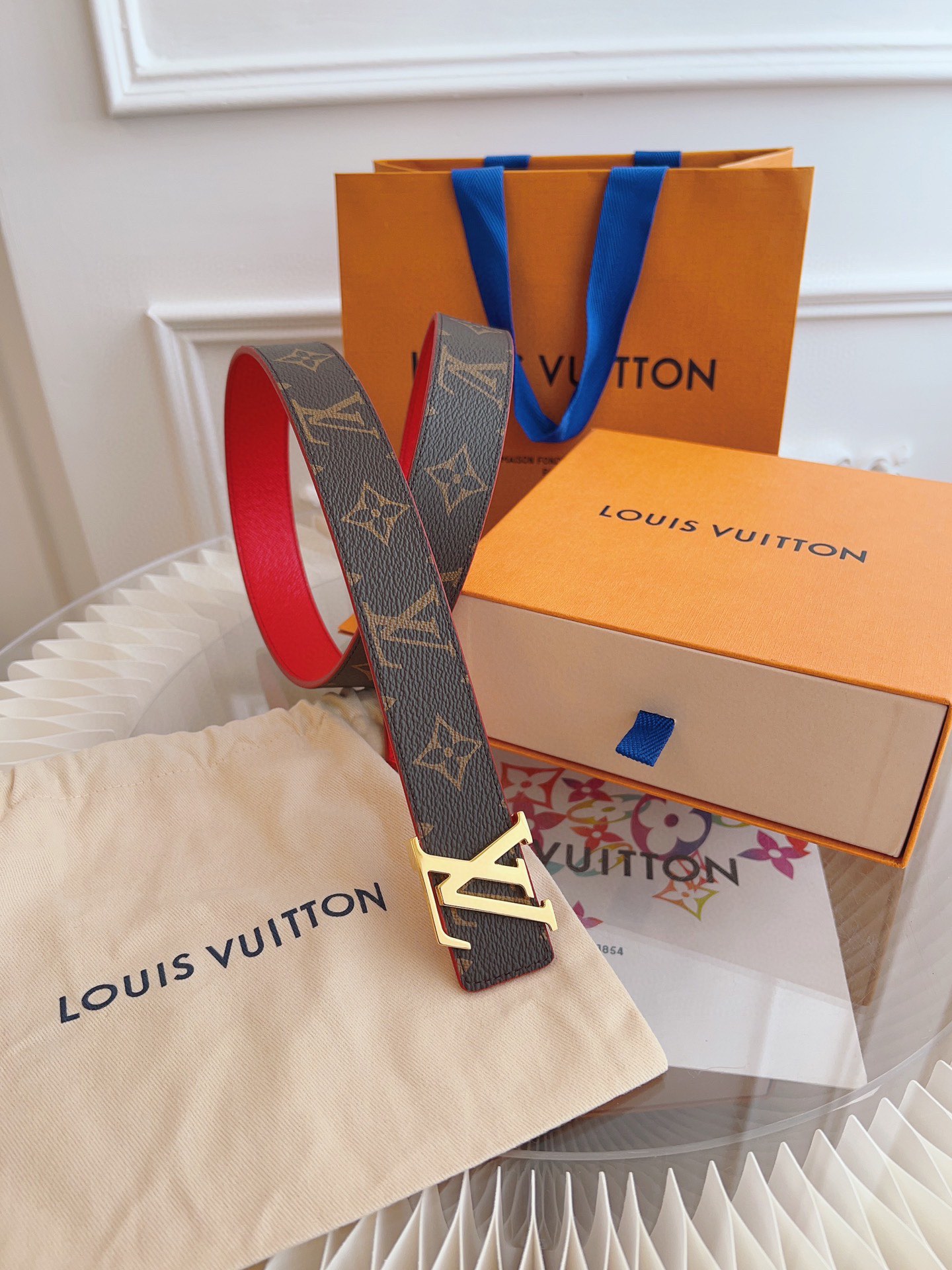 Louis Vuitton Female Basic Belt Canvas M-l