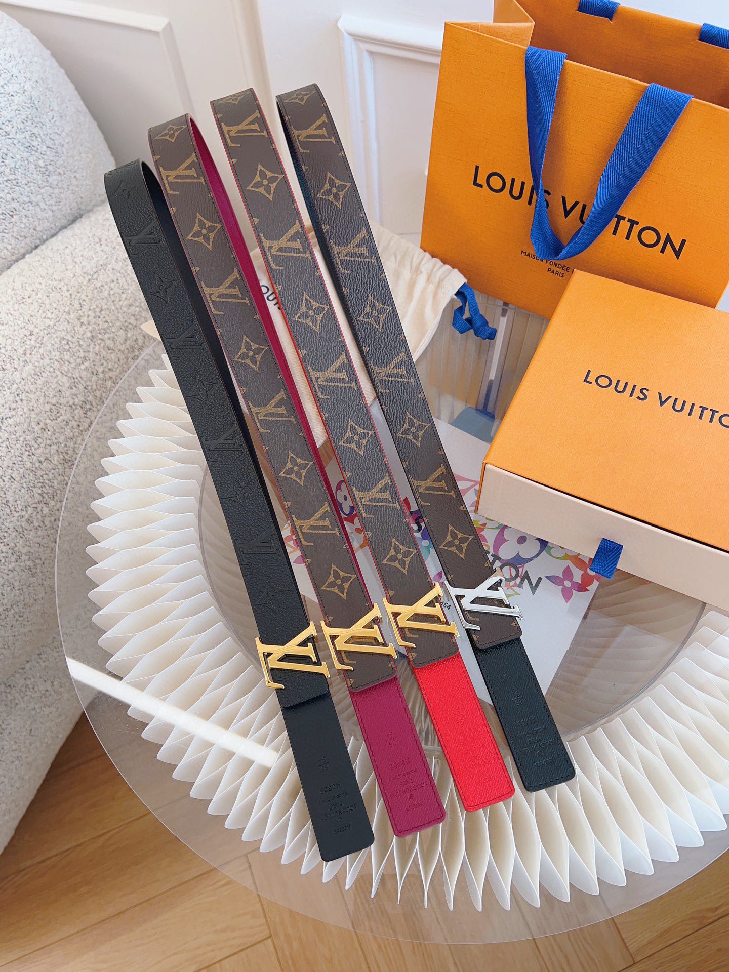 Louis Vuitton Female Basic Belt Canvas M-l
