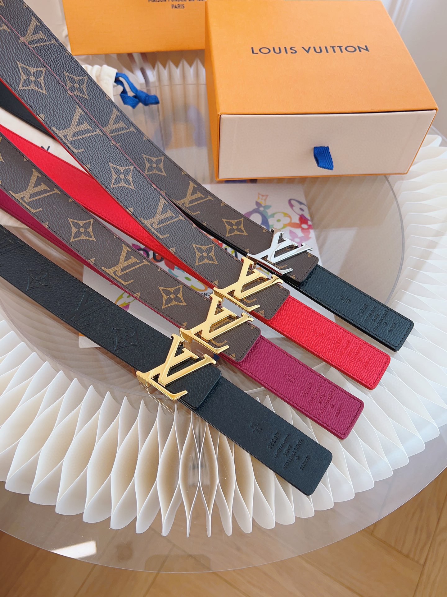 Louis Vuitton Female Basic Belt Canvas M-l