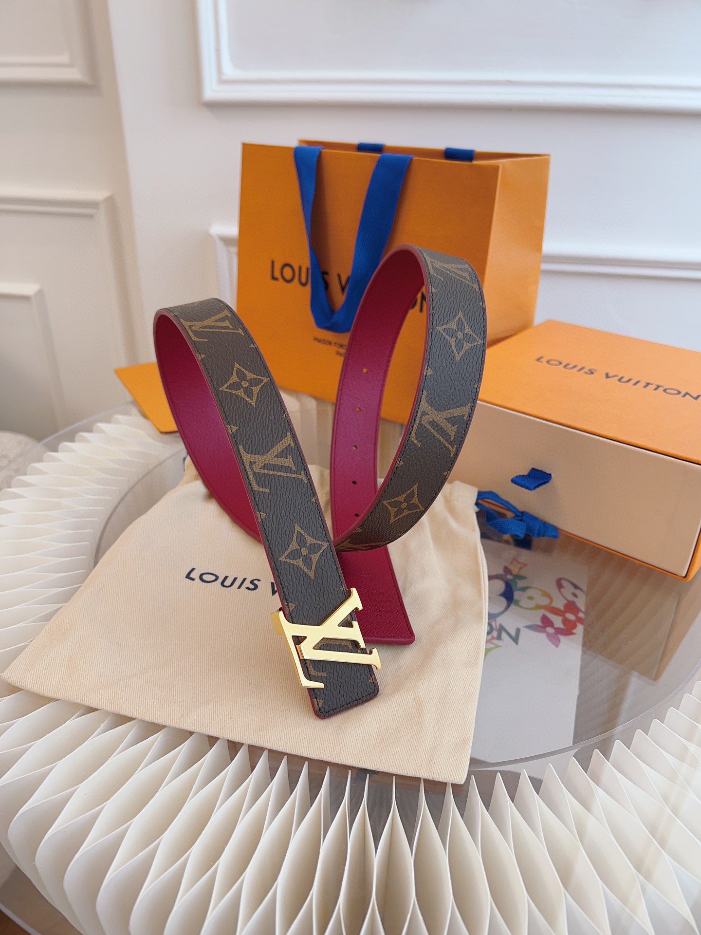 Louis Vuitton Female Basic Belt Canvas M-l