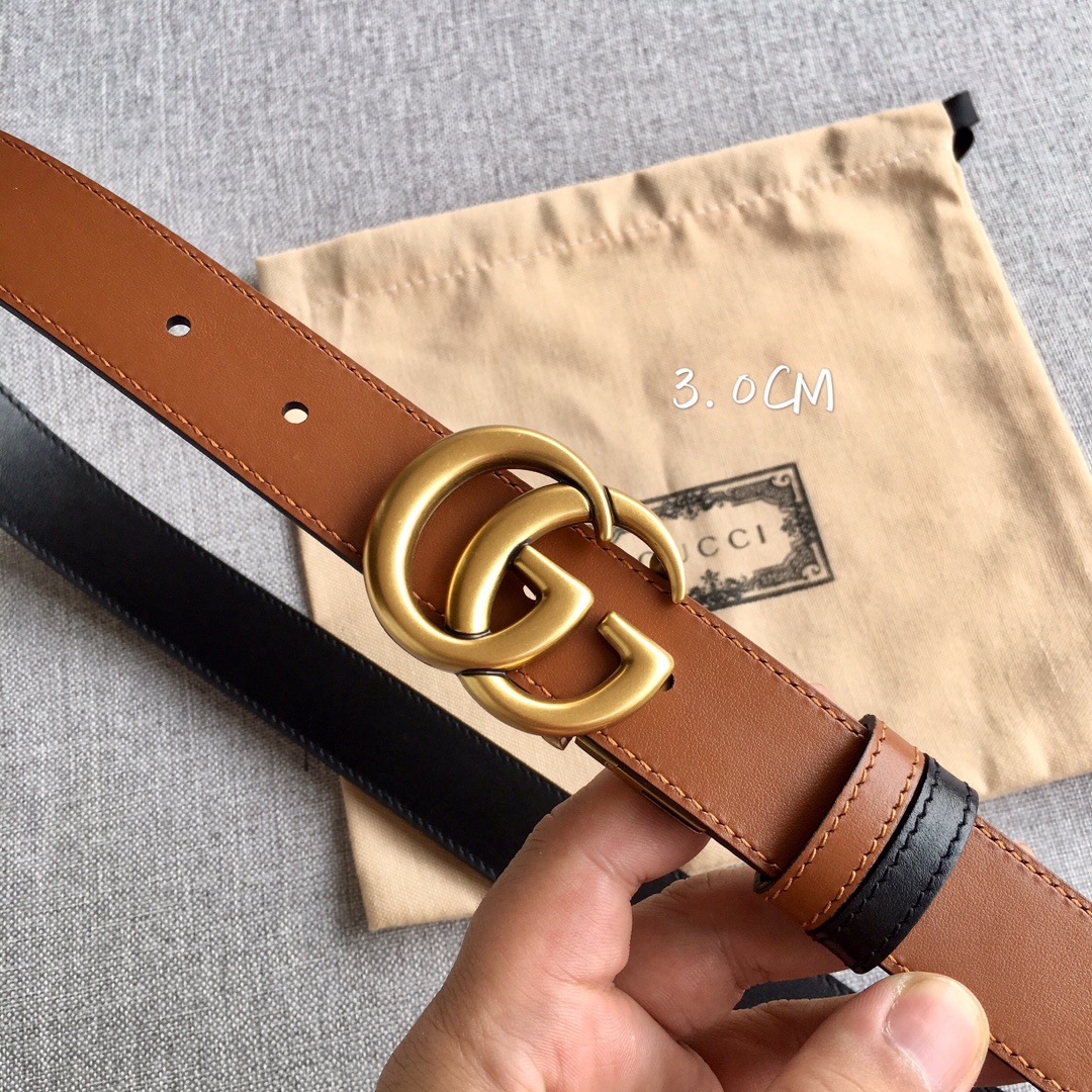 Gucci Female Basic Belt Cow Leather M