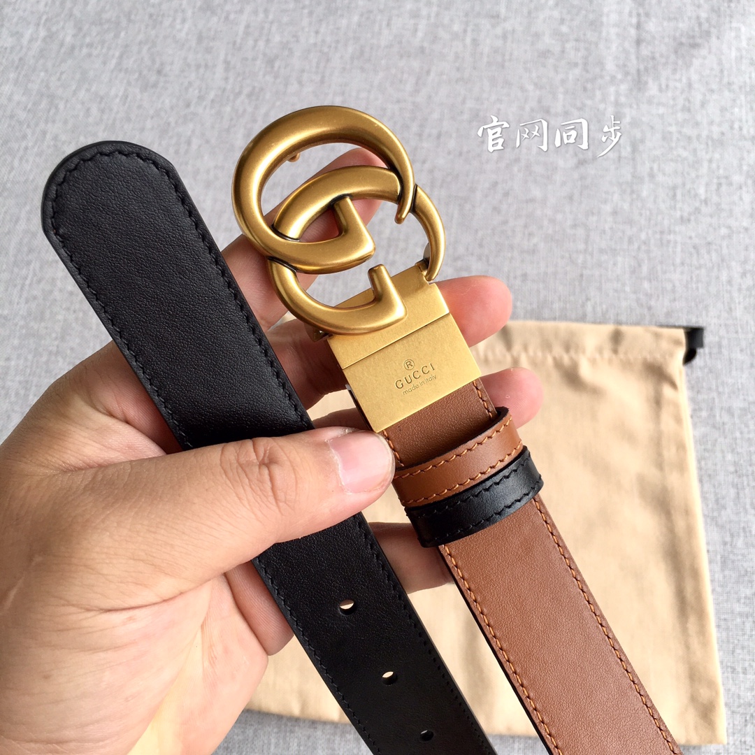 Gucci Female Basic Belt Cow Leather M