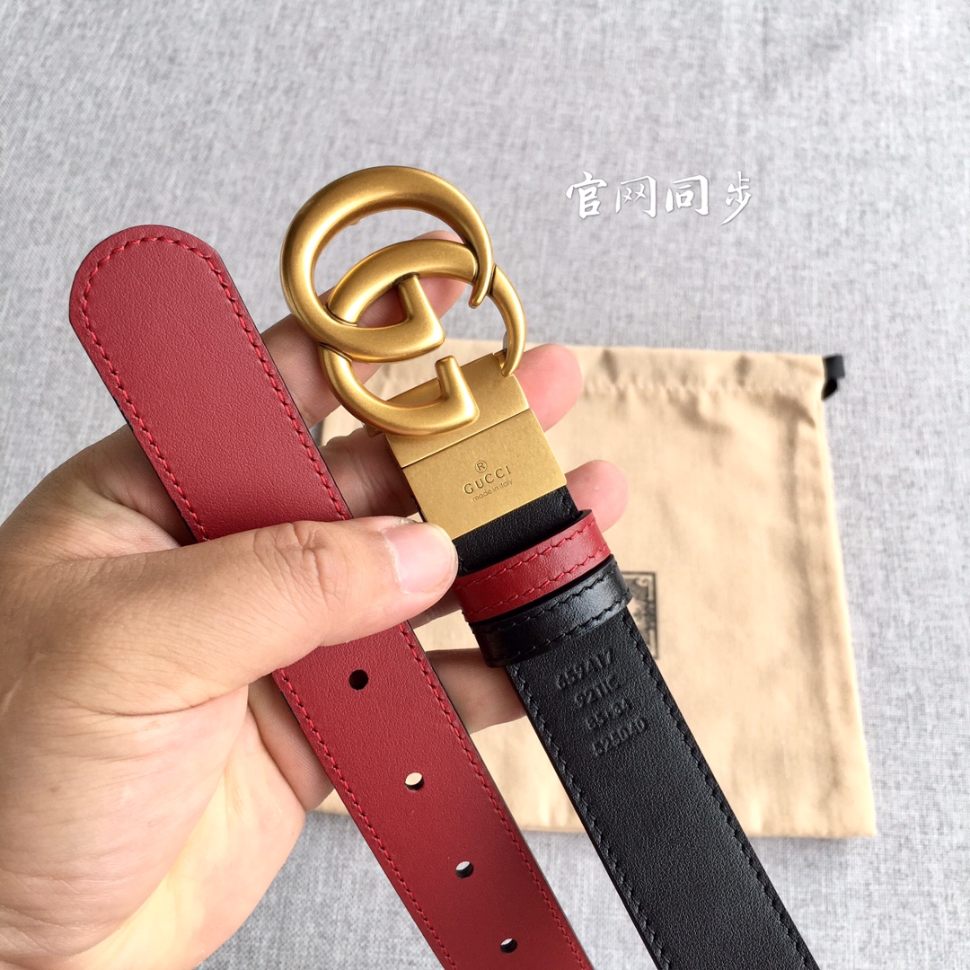 Gucci Female Basic Belt Cow Leather M