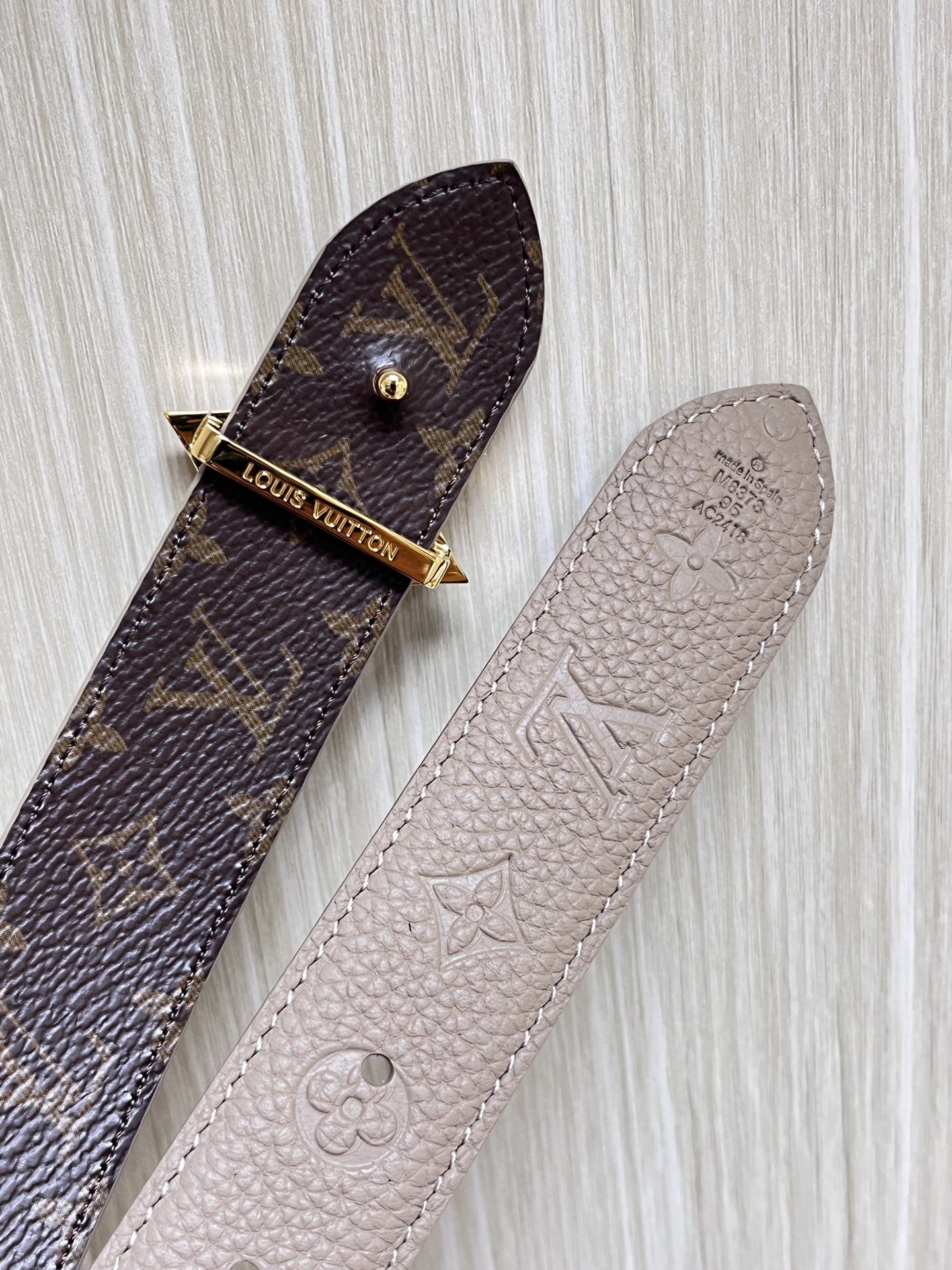 Louis Vuitton Female Basic Belt Canvas M