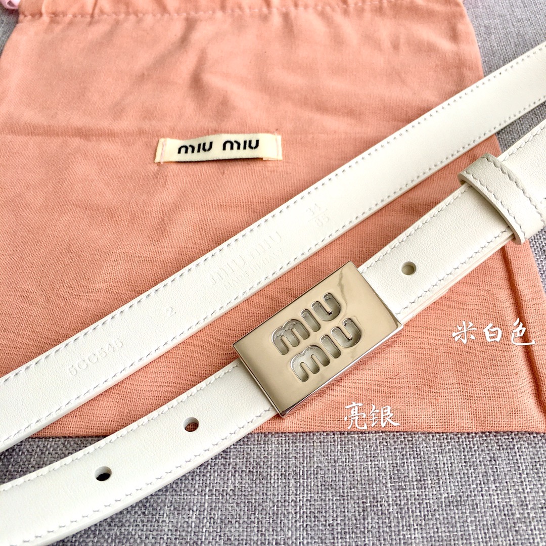 Miu Miu Female Basic Belt M