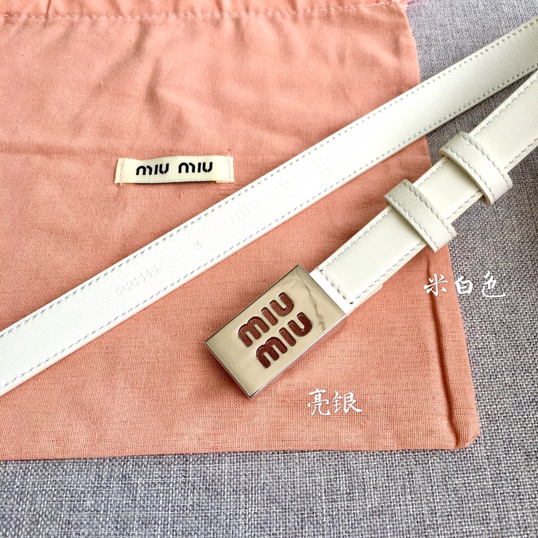 Miu Miu Female Basic Belt M