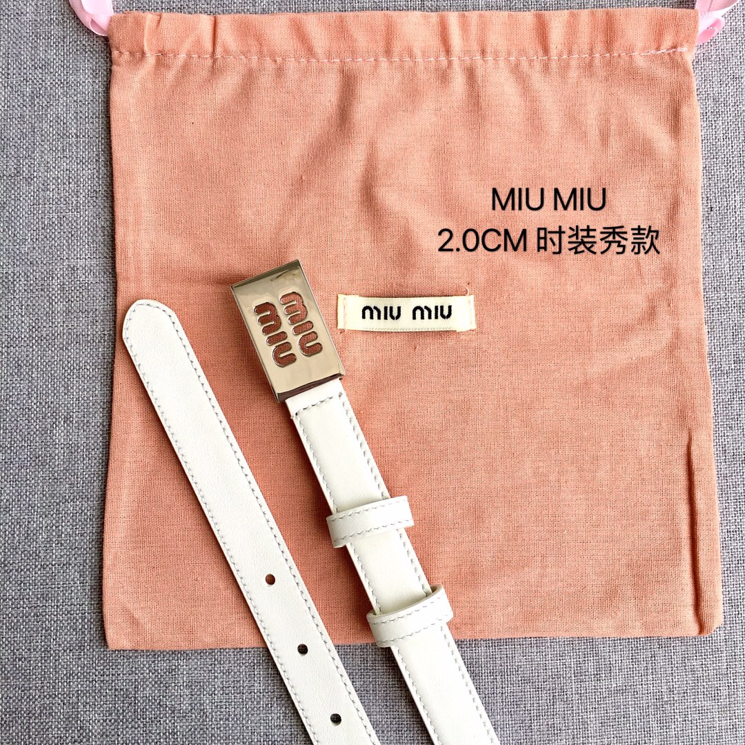 Miu Miu Female Basic Belt M