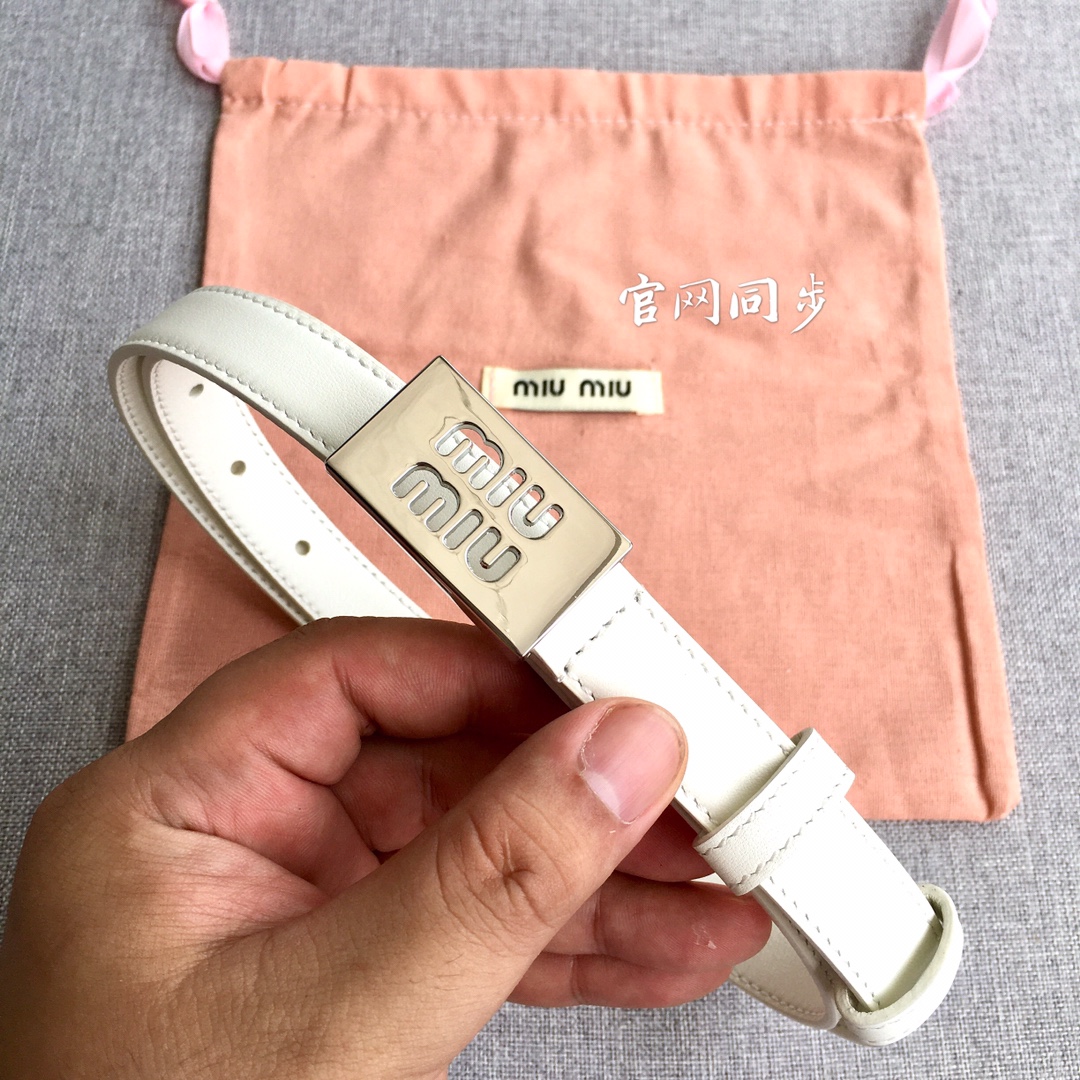 Miu Miu Female Basic Belt M