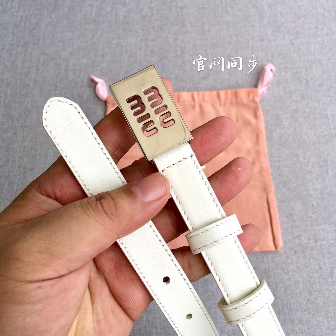 Miu Miu Female Basic Belt M