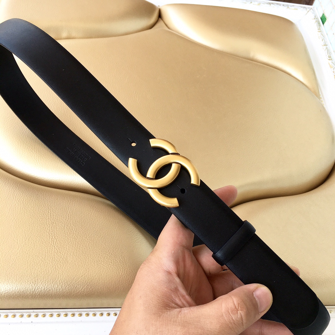 Chanel Female Leather Belt Cow Leather 0mm