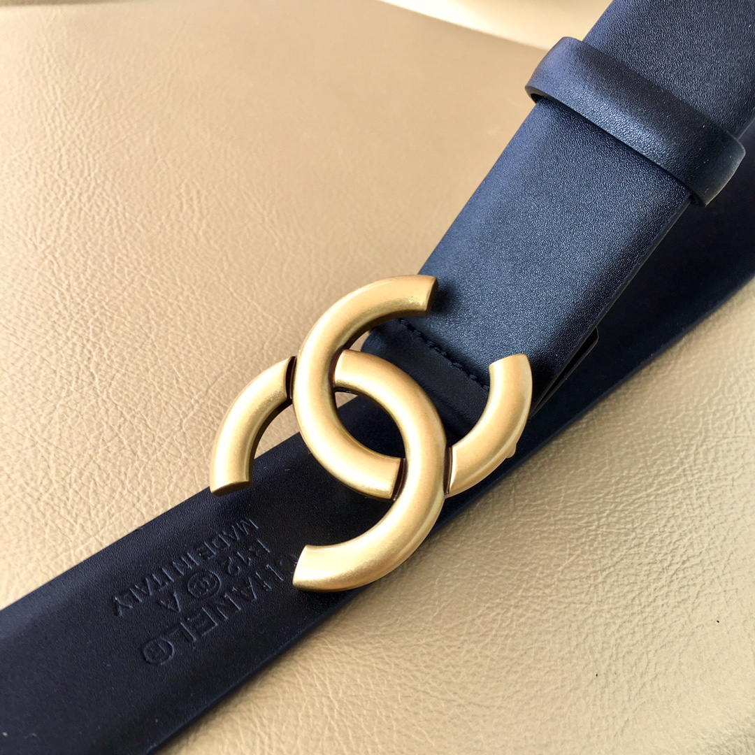 Chanel Female Leather Belt Cow Leather 0mm