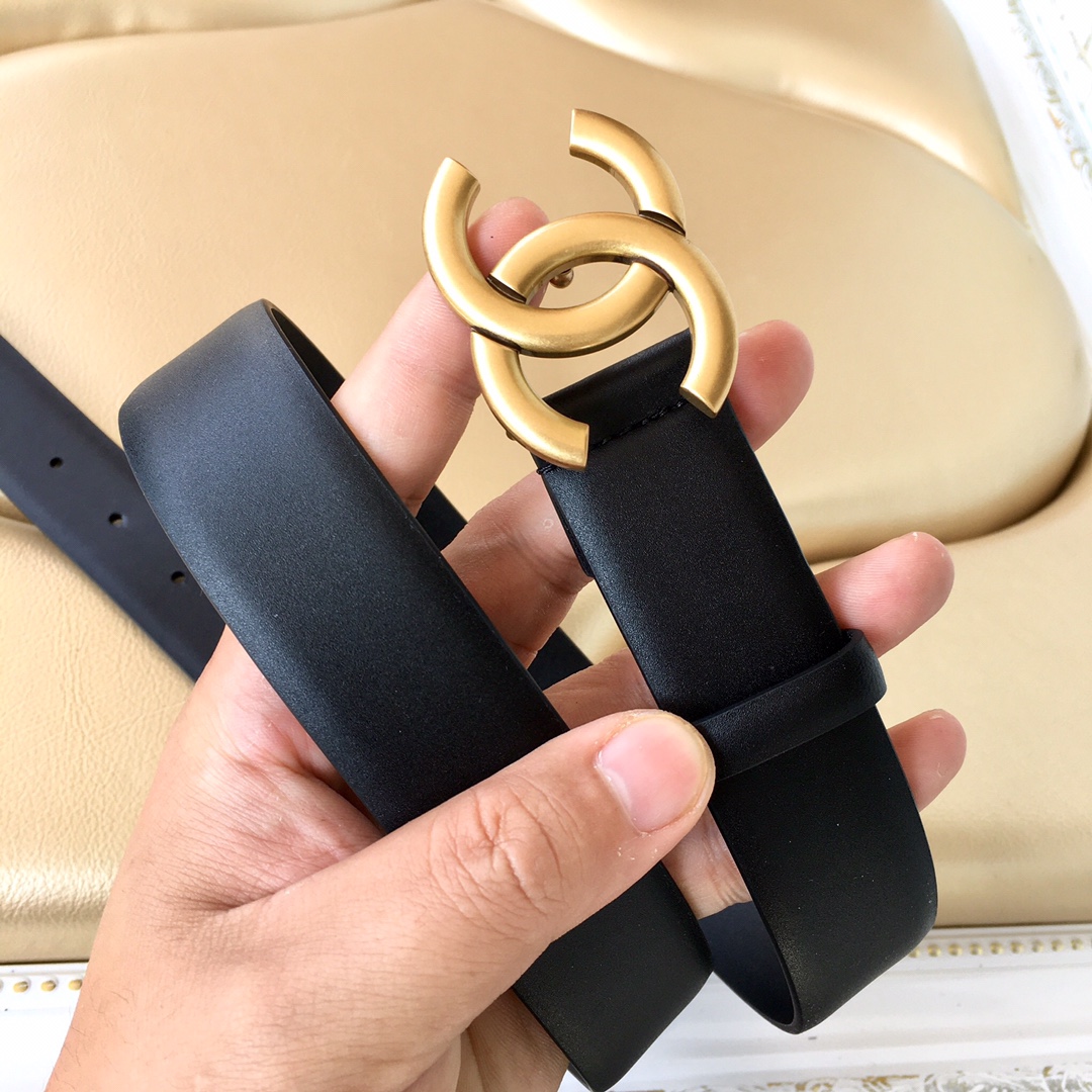 Chanel Female Leather Belt Cow Leather 0mm