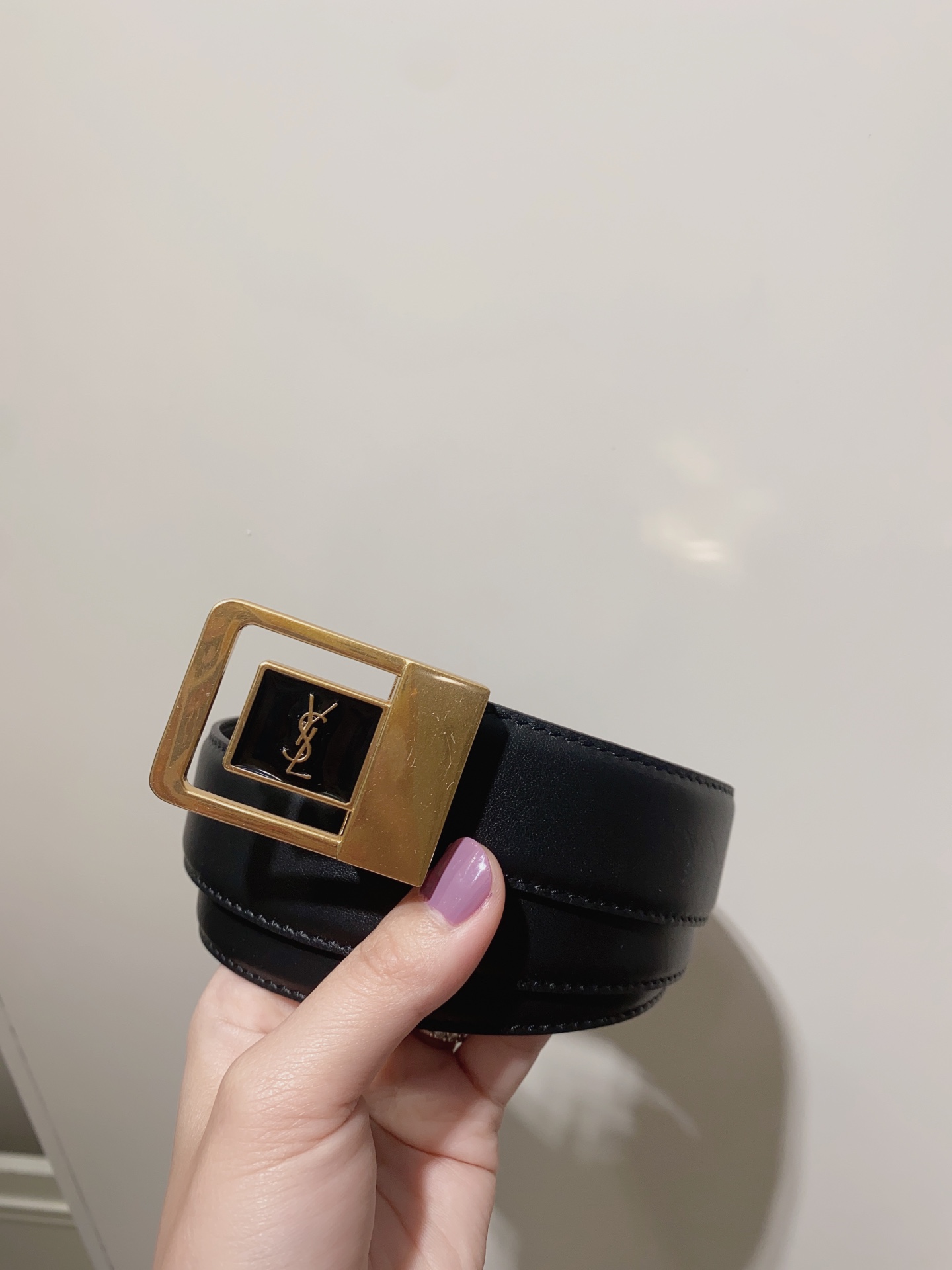 Female Basic Belt Cow Leather S-m-l