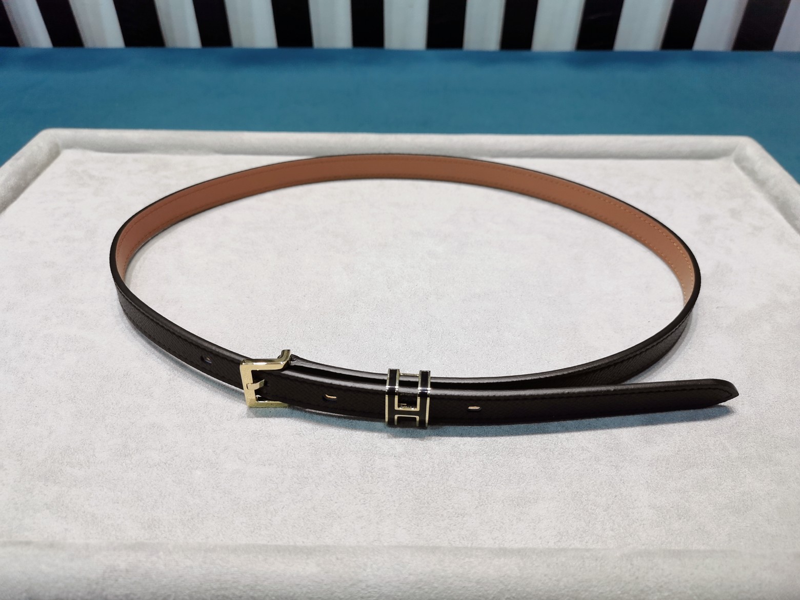 Hermès Female Leather Belt Cow Leather S-m