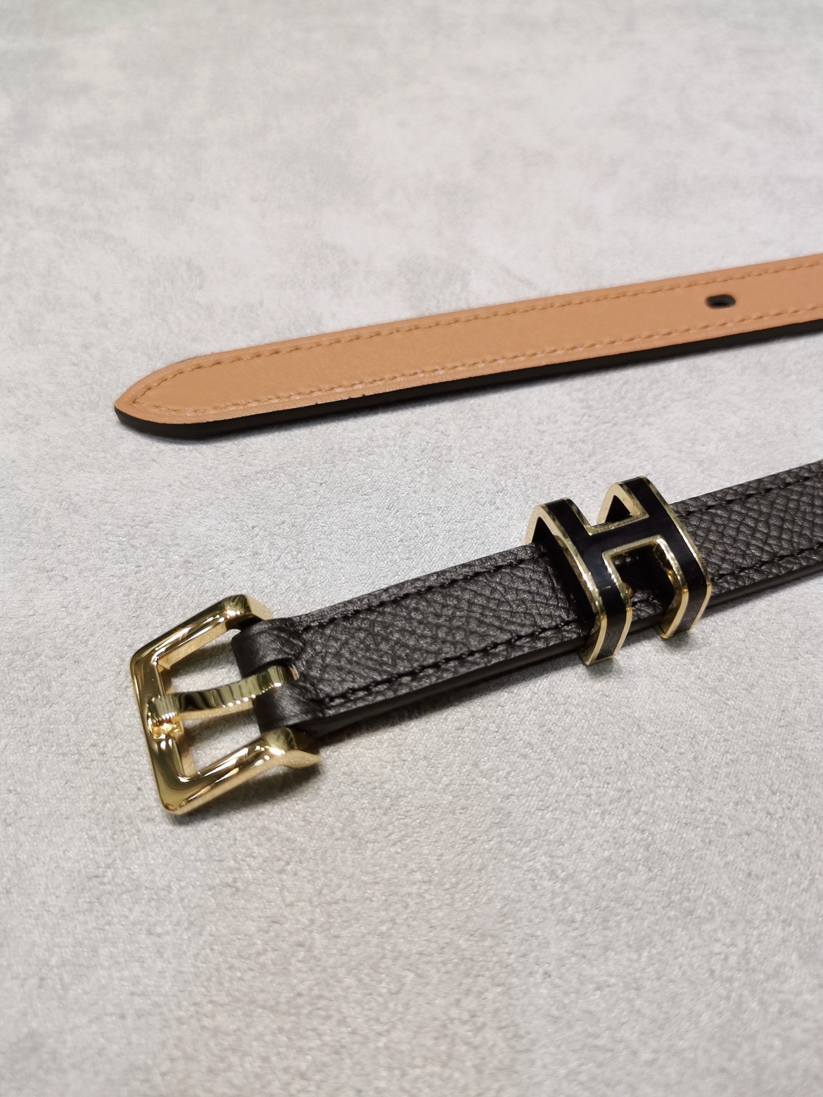 Hermès Female Leather Belt Cow Leather S-m