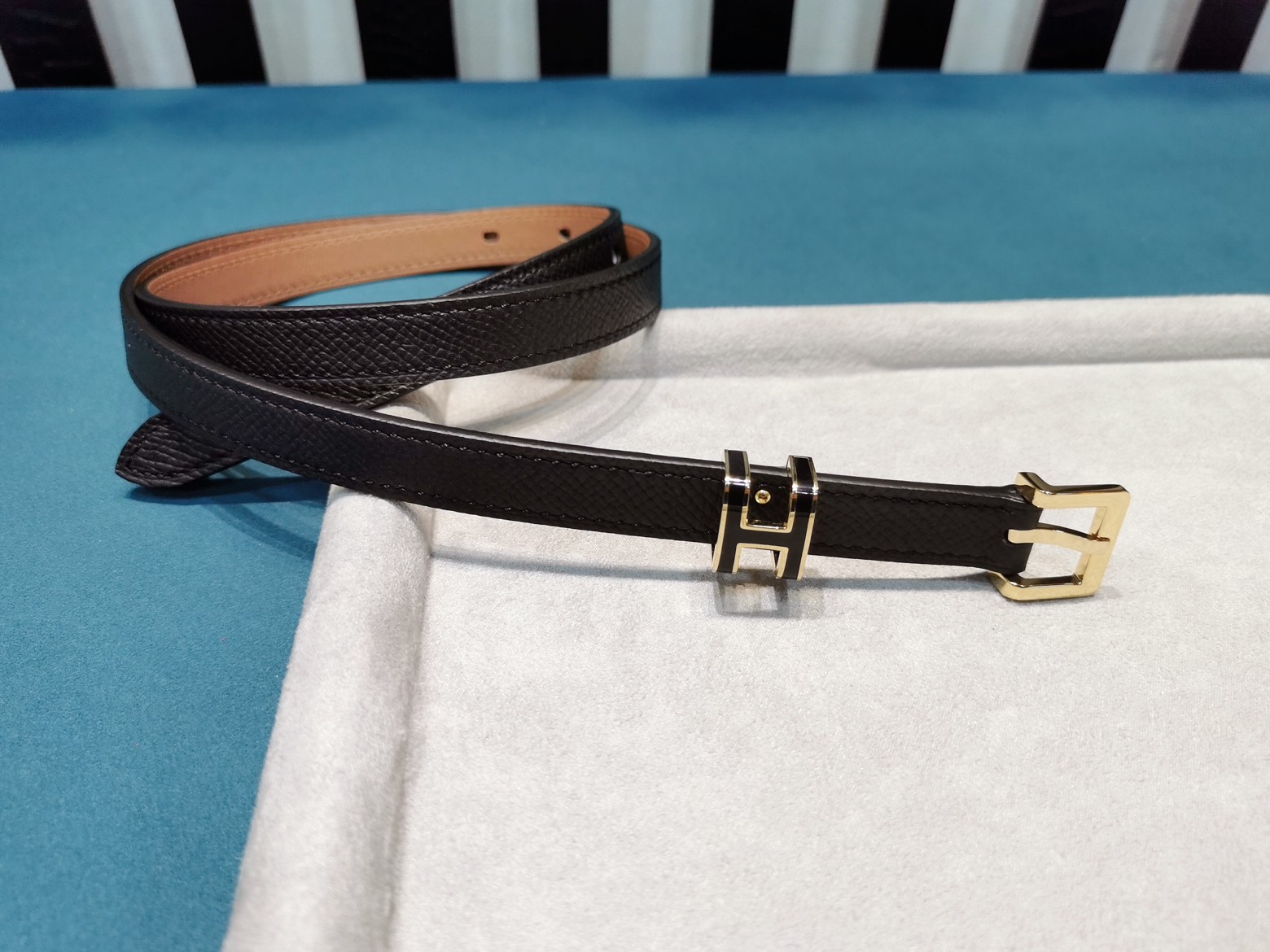 Hermès Female Leather Belt Cow Leather S-m
