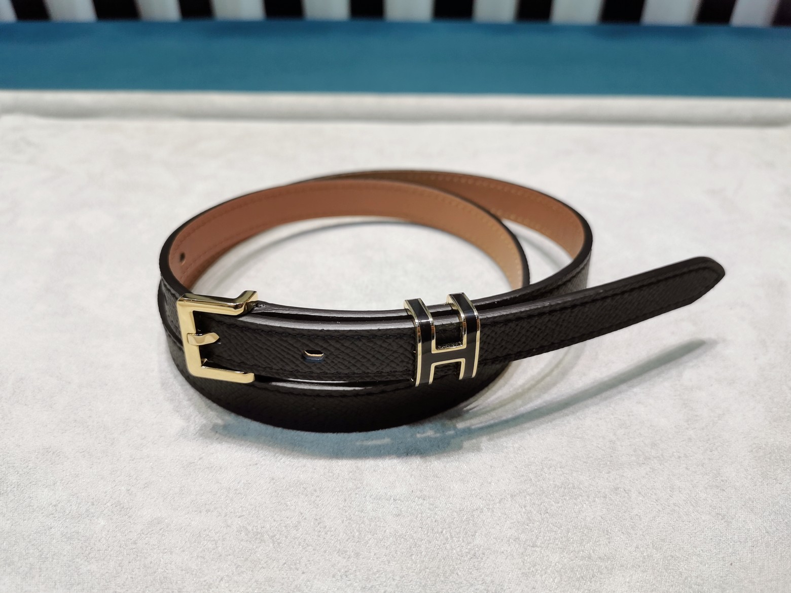Hermès Female Leather Belt Cow Leather S-m