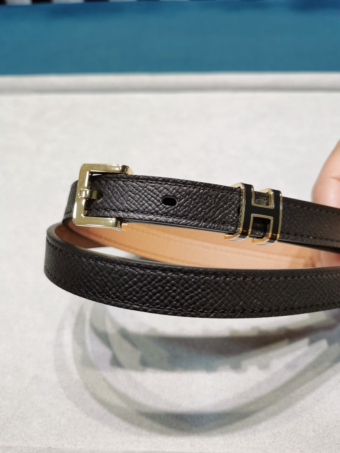 Hermès Female Leather Belt Cow Leather S-m