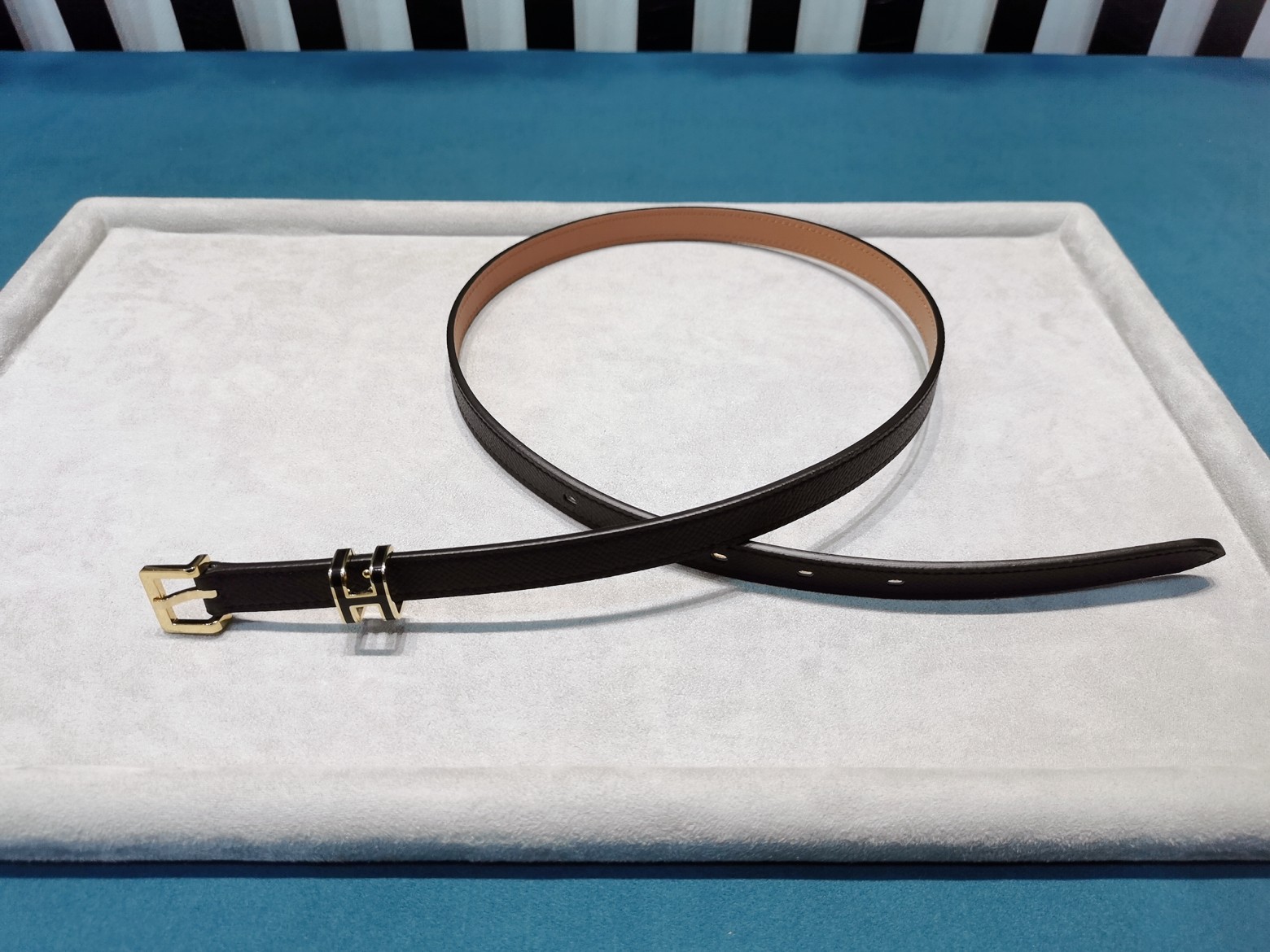 Hermès Female Leather Belt Cow Leather S-m