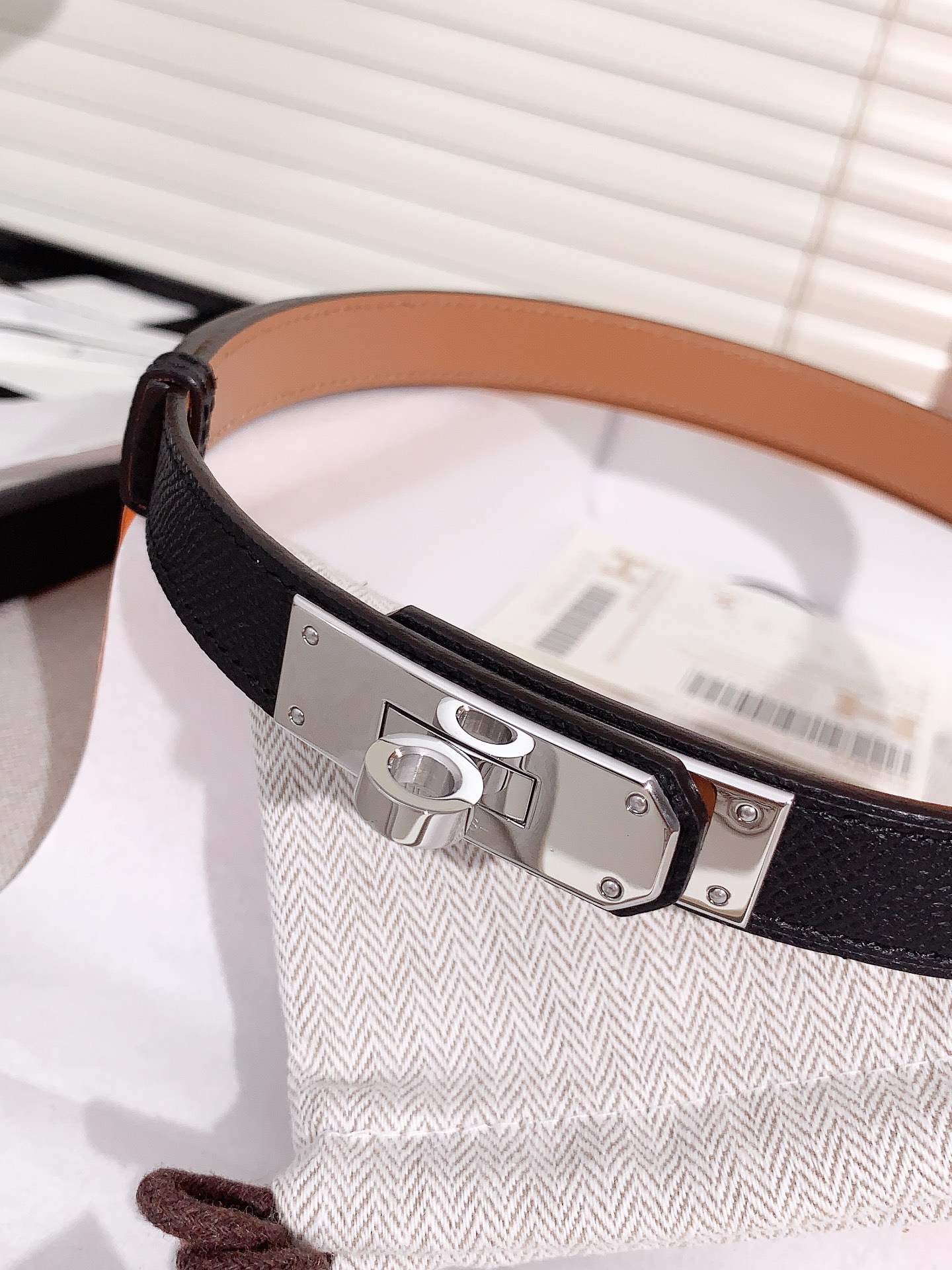 Hermès Female Leather Belt Cow Leather S-m-l