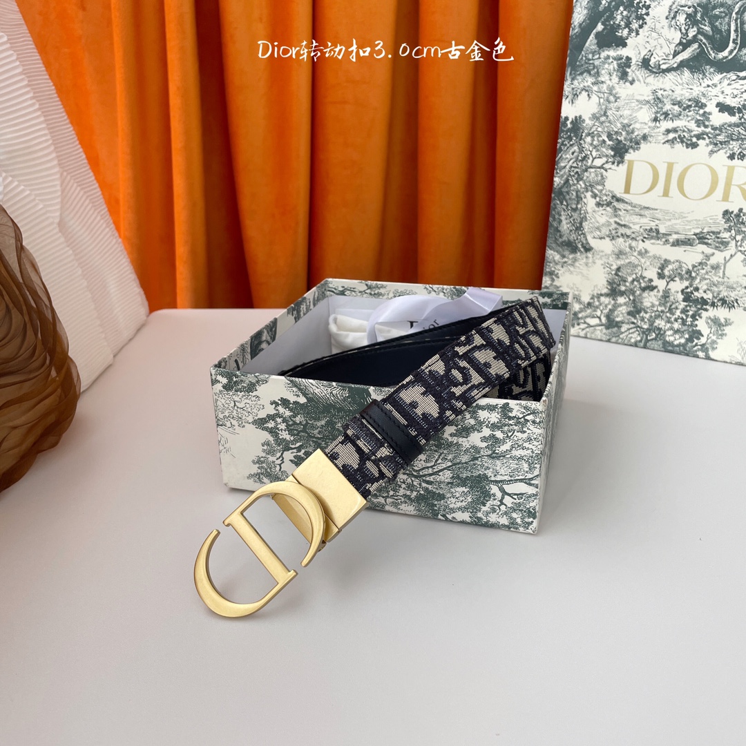 Dior Female Leather Belt Cow Leather M