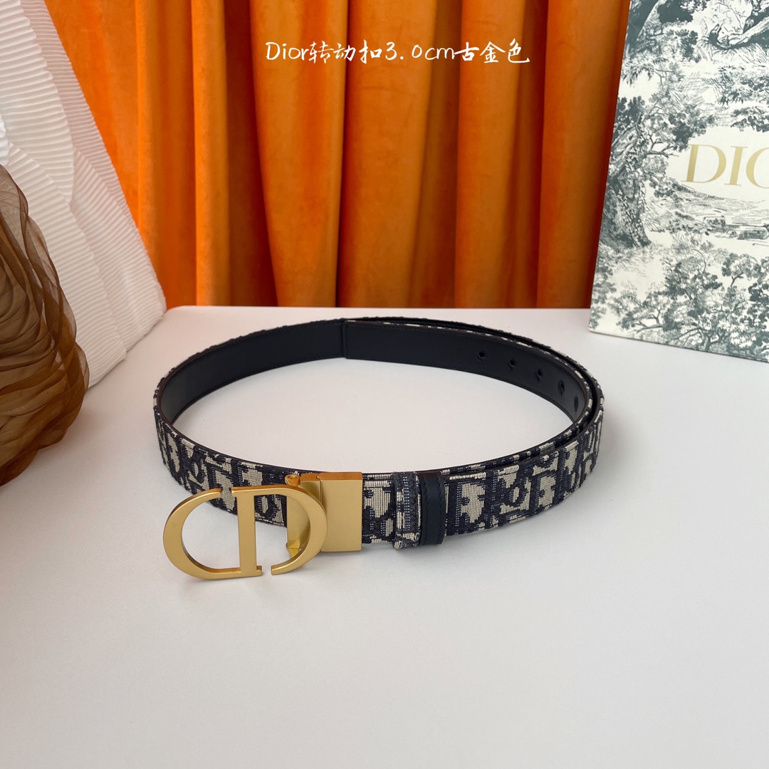 Dior Female Leather Belt Cow Leather M