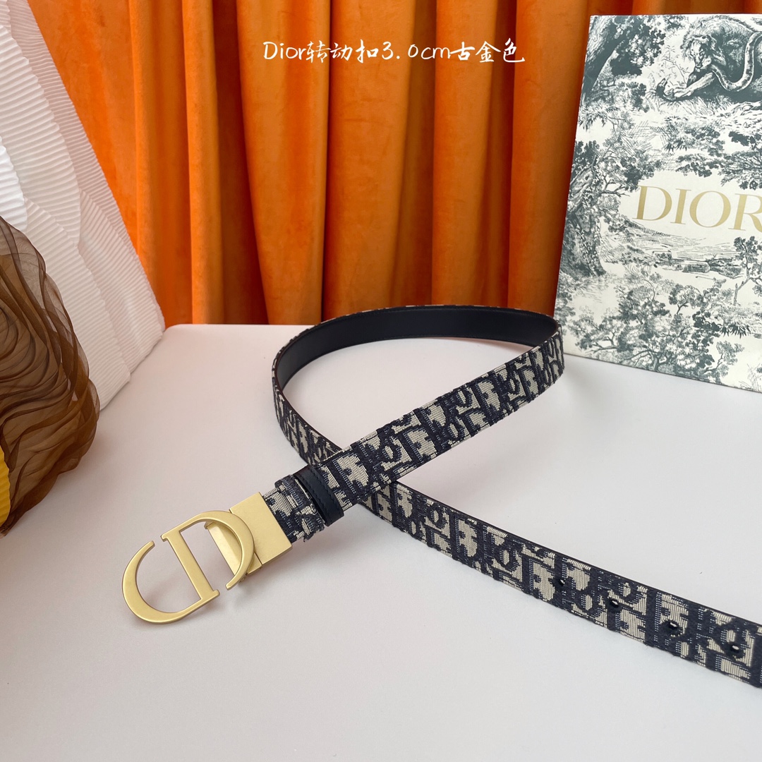Dior Female Leather Belt Cow Leather M