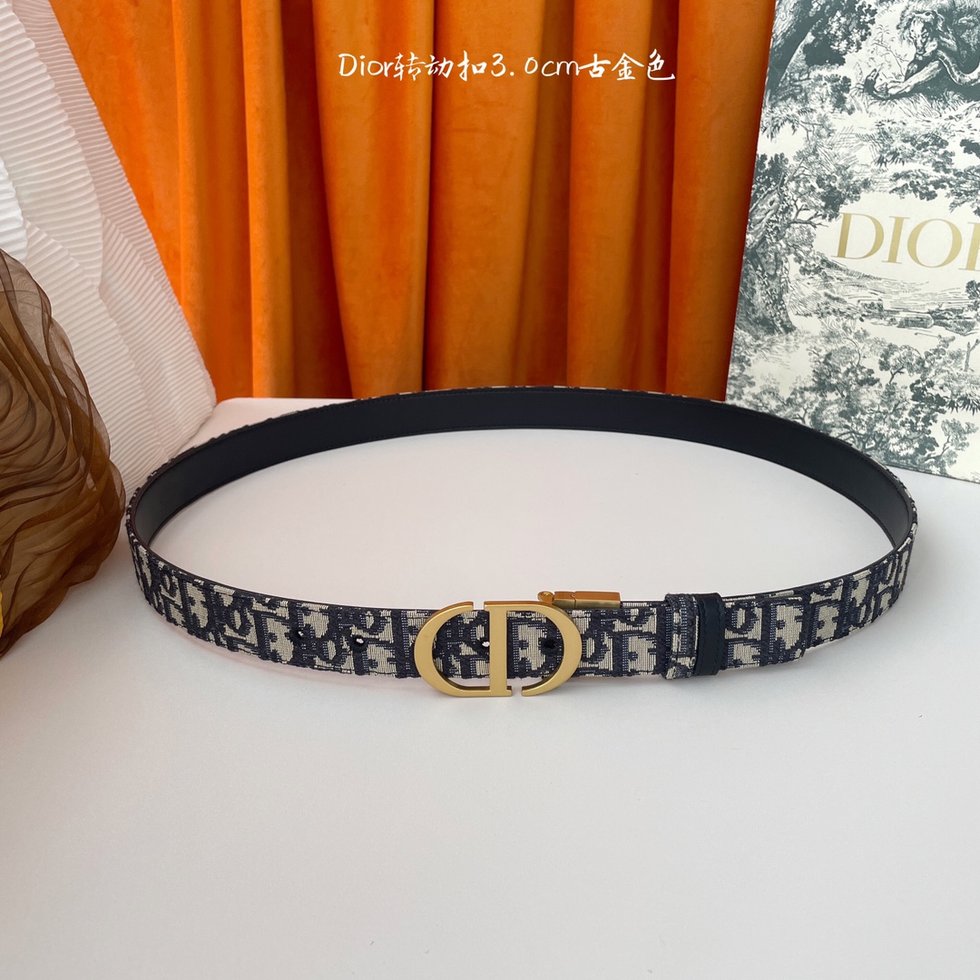 Dior Female Leather Belt Cow Leather M