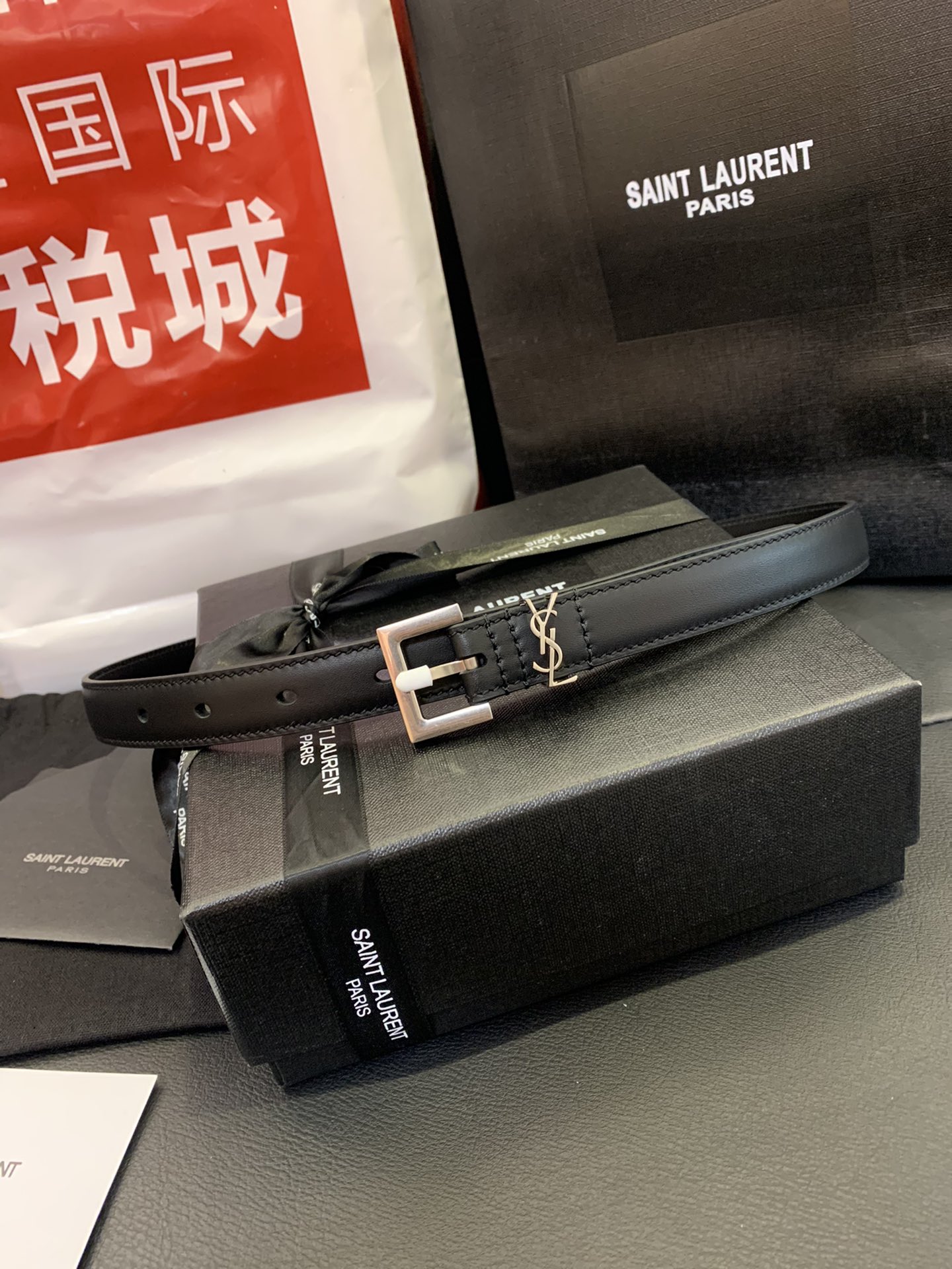 Saint Laurent Female Basic Belt