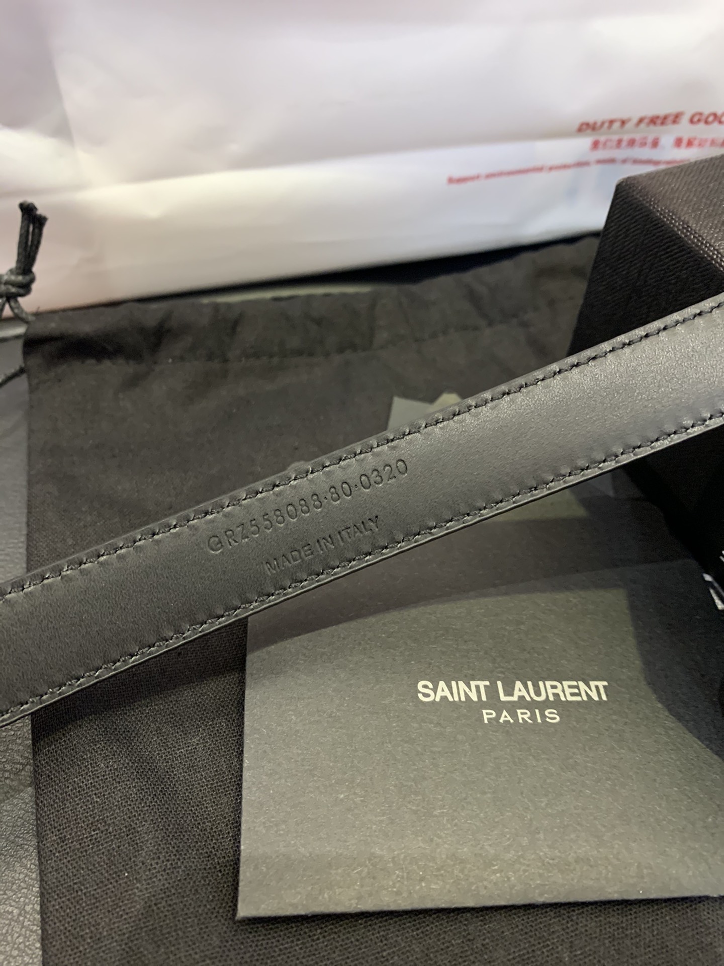 Saint Laurent Female Basic Belt
