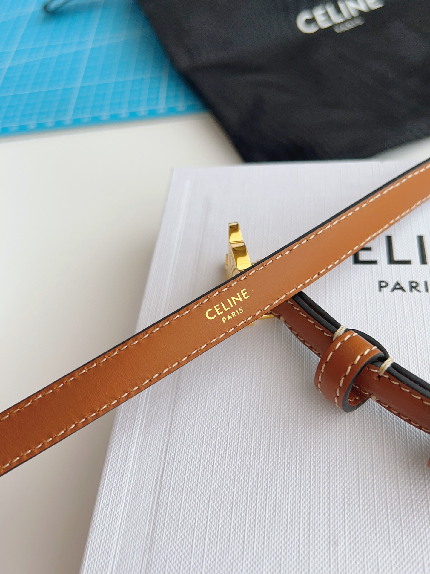 Celine Female Basic Belt Brown M-l