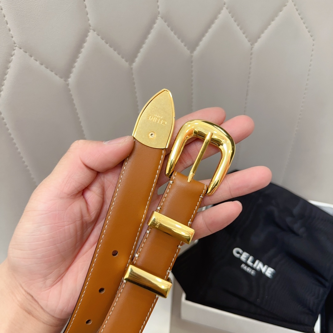 Celine Female Basic Belt Cow Leather S-l