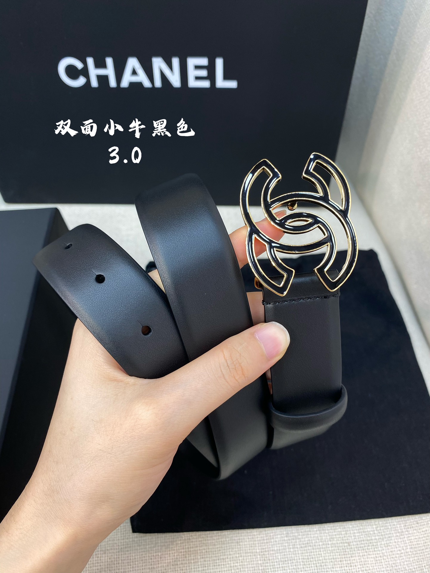Chanel Female Basic Belt Cow Leather M