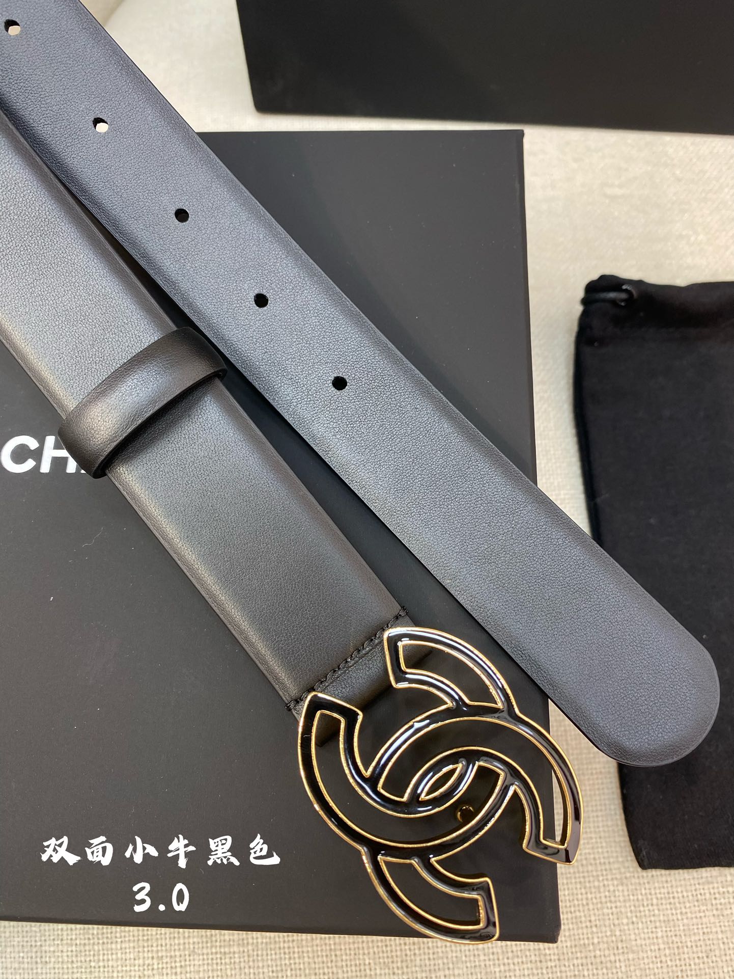 Chanel Female Basic Belt Cow Leather M