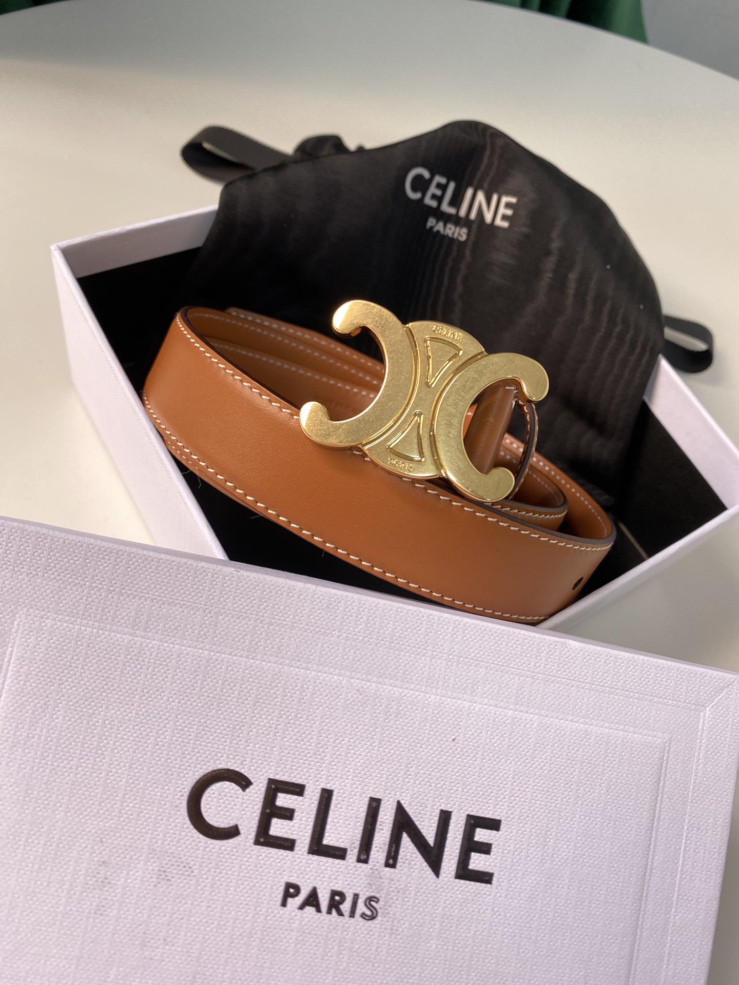 Celine Female Basic Belt Cow Leather M-l