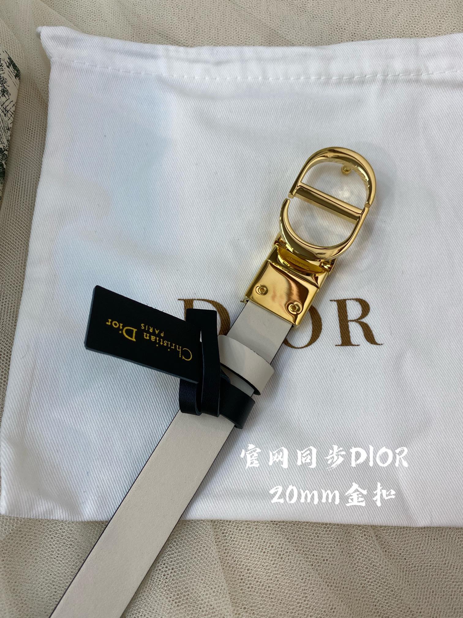 Dior Female Basic Belt Cow Leather M