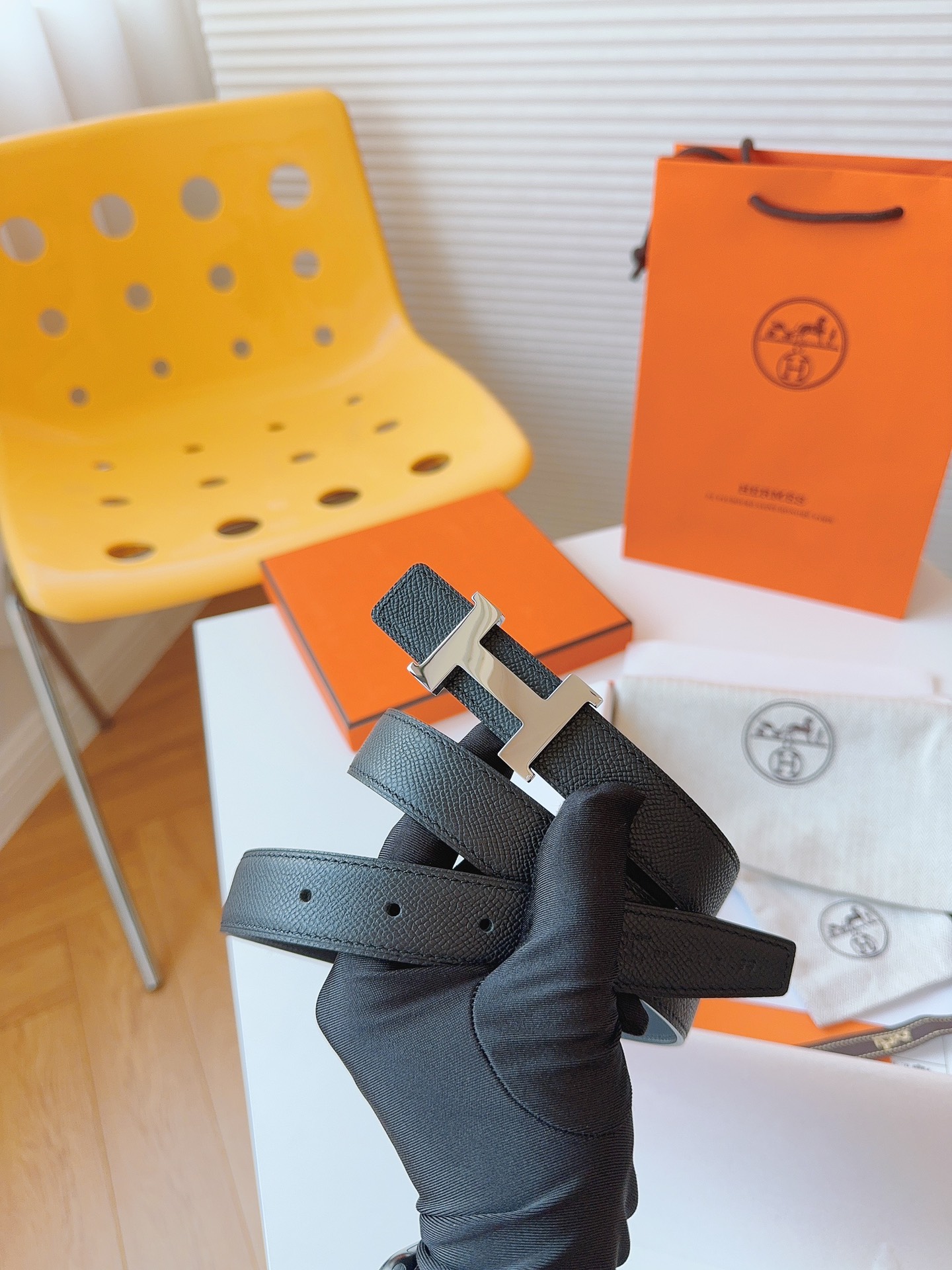 Hermès Female Basic Belt Cow Leather S-m